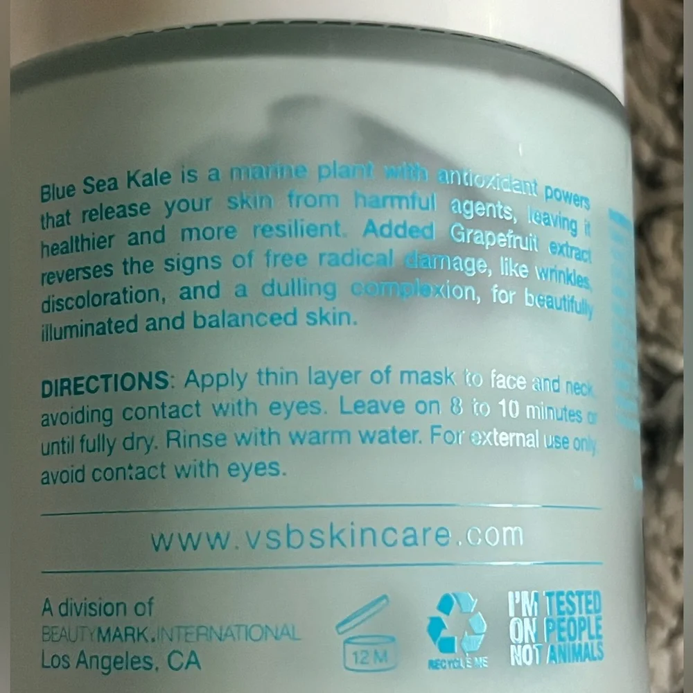 Vitamins and Sea beauty Blue Sea Kale Grapefruit Face Mask